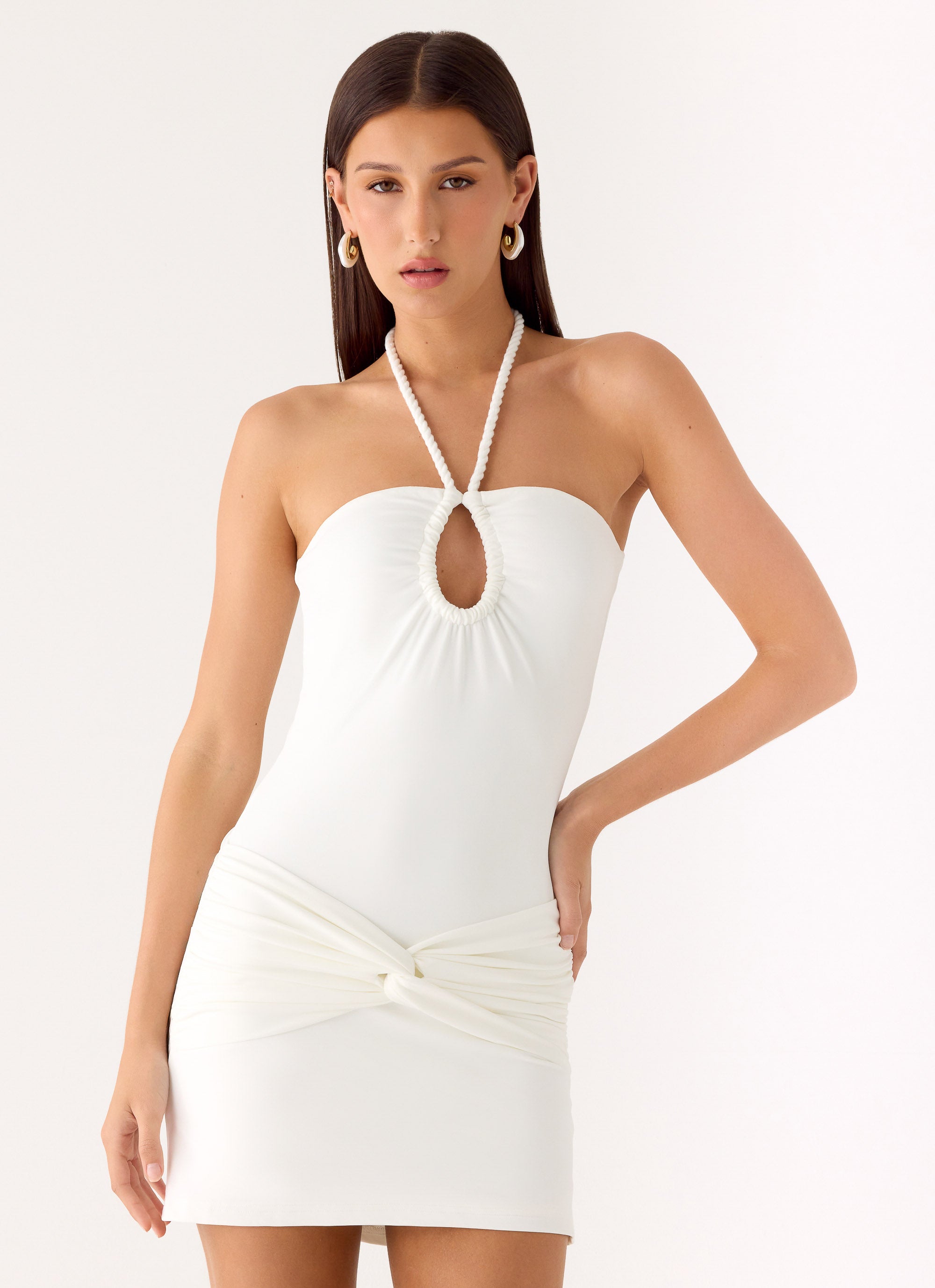 Sacred Mini Dress - White