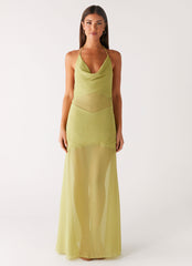 Samoa Maxi Dress - Lime