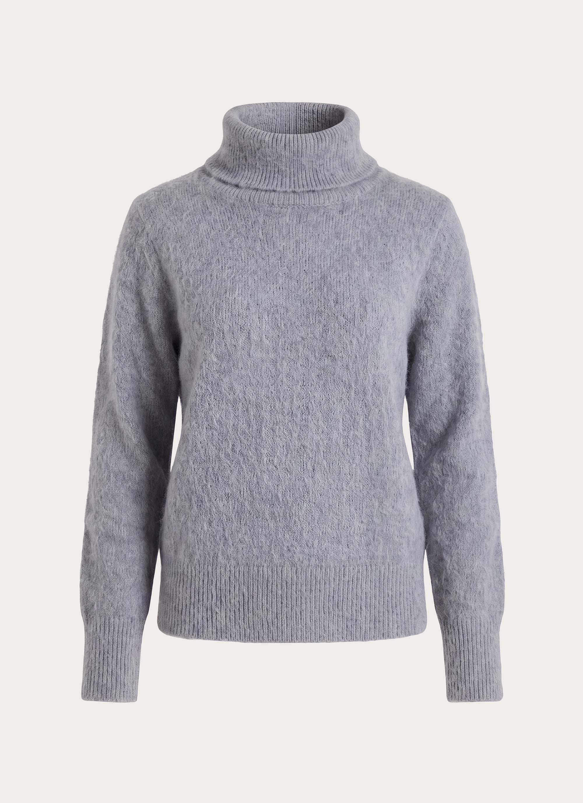 Snow Muse Knit Sweater - Grey