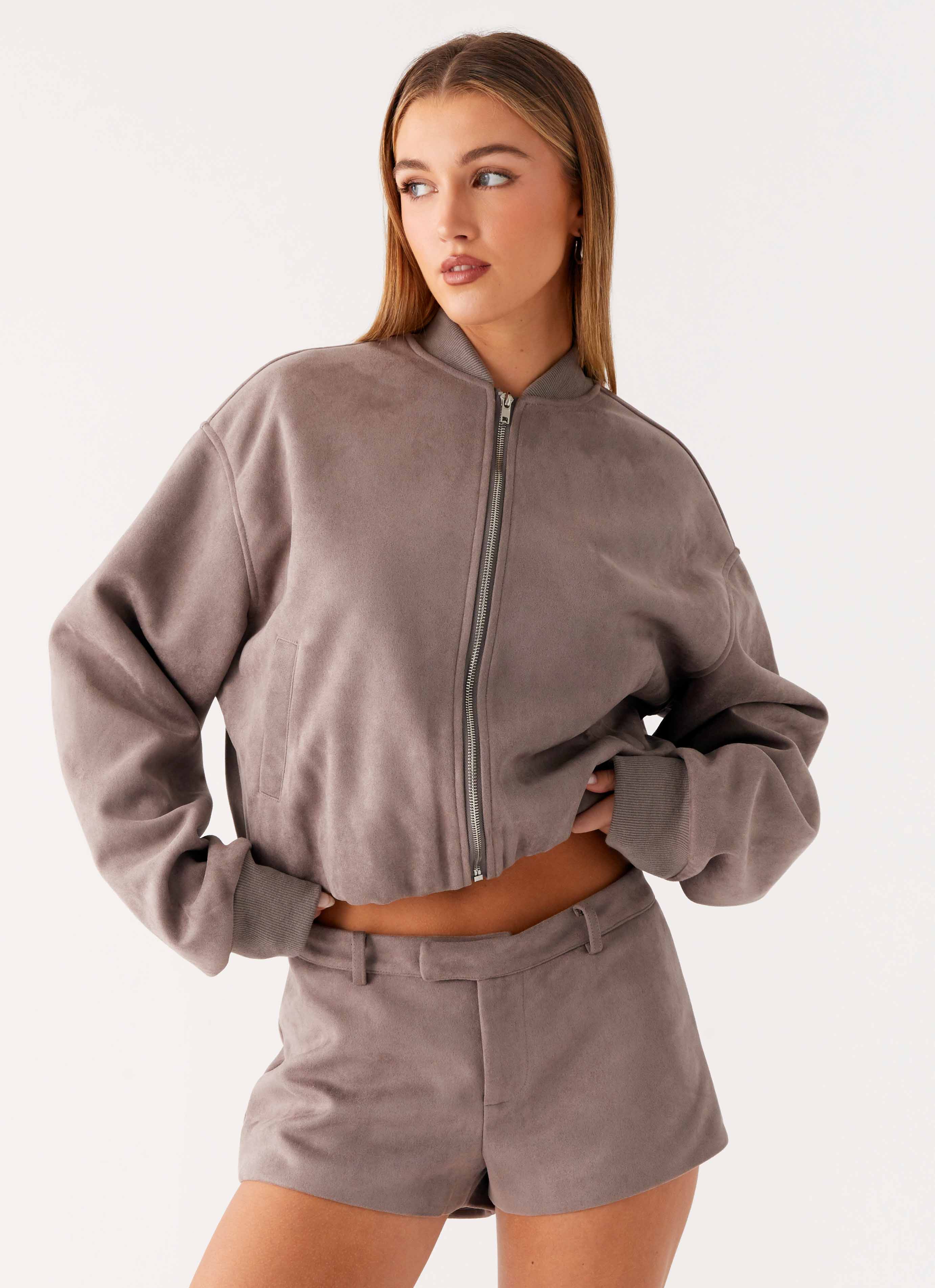 Thats Chill Mini Shorts - Grey