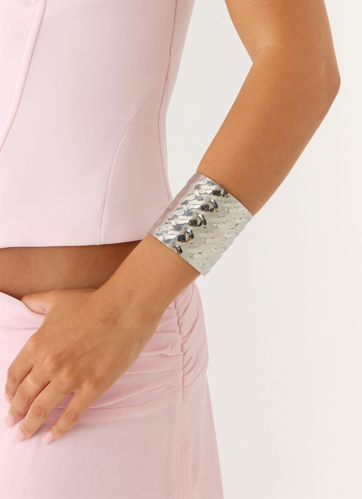 Timeless Arm Cuff - Silver