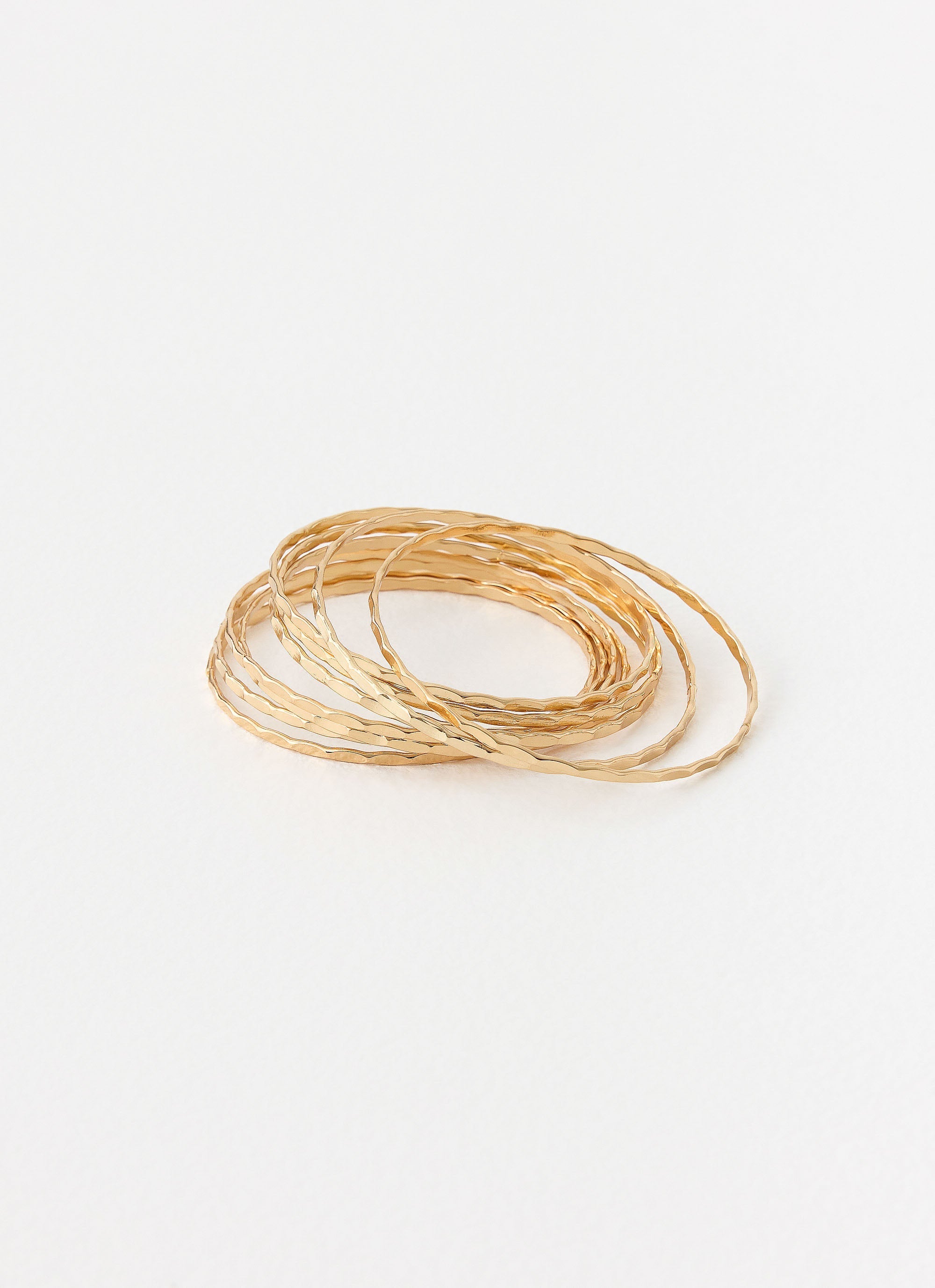 Trinket Bangles - Gold