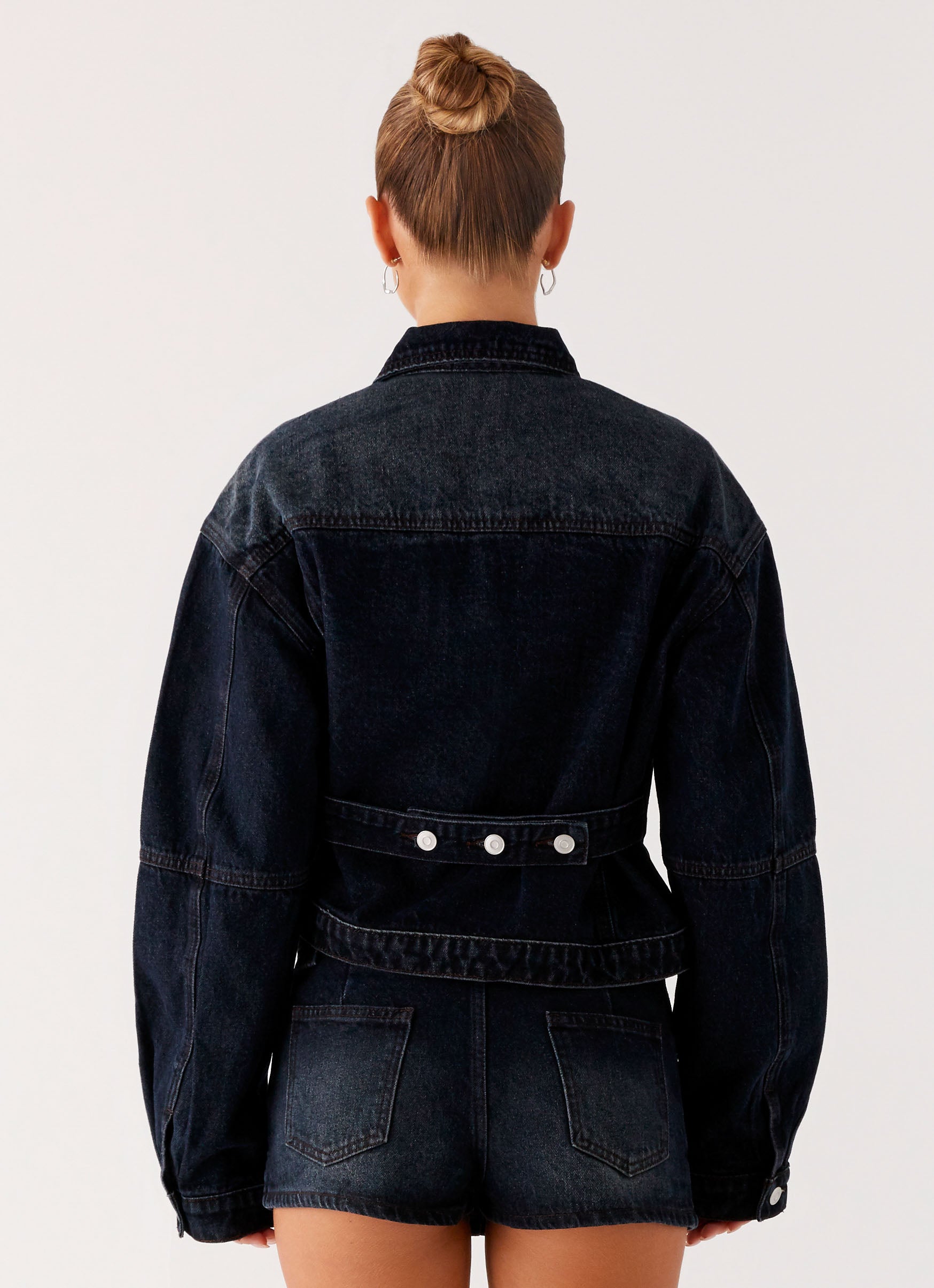 Tropics Denim Jacket - Washed Dark Blue