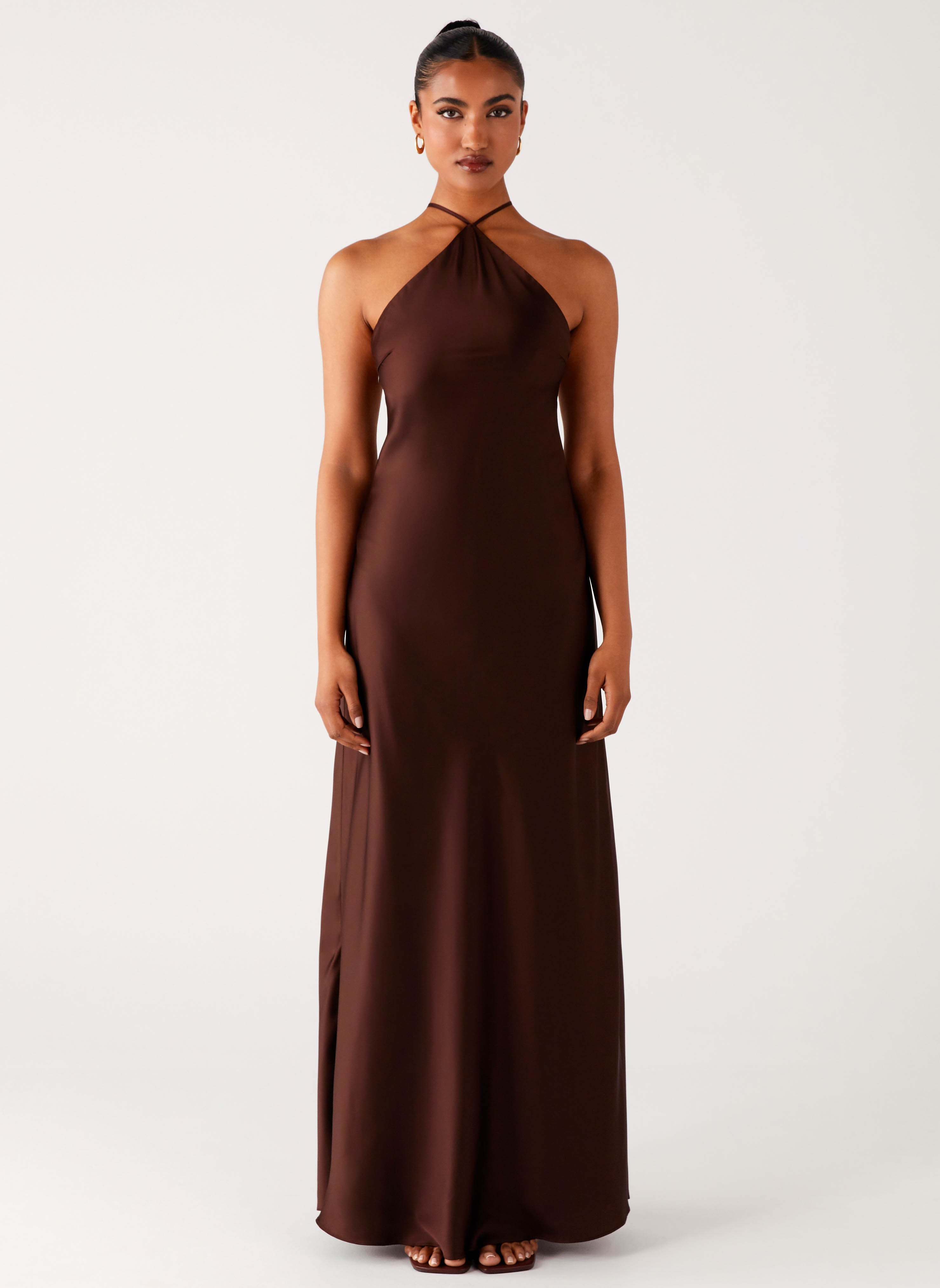 Tulama Maxi Dress - Chocolate