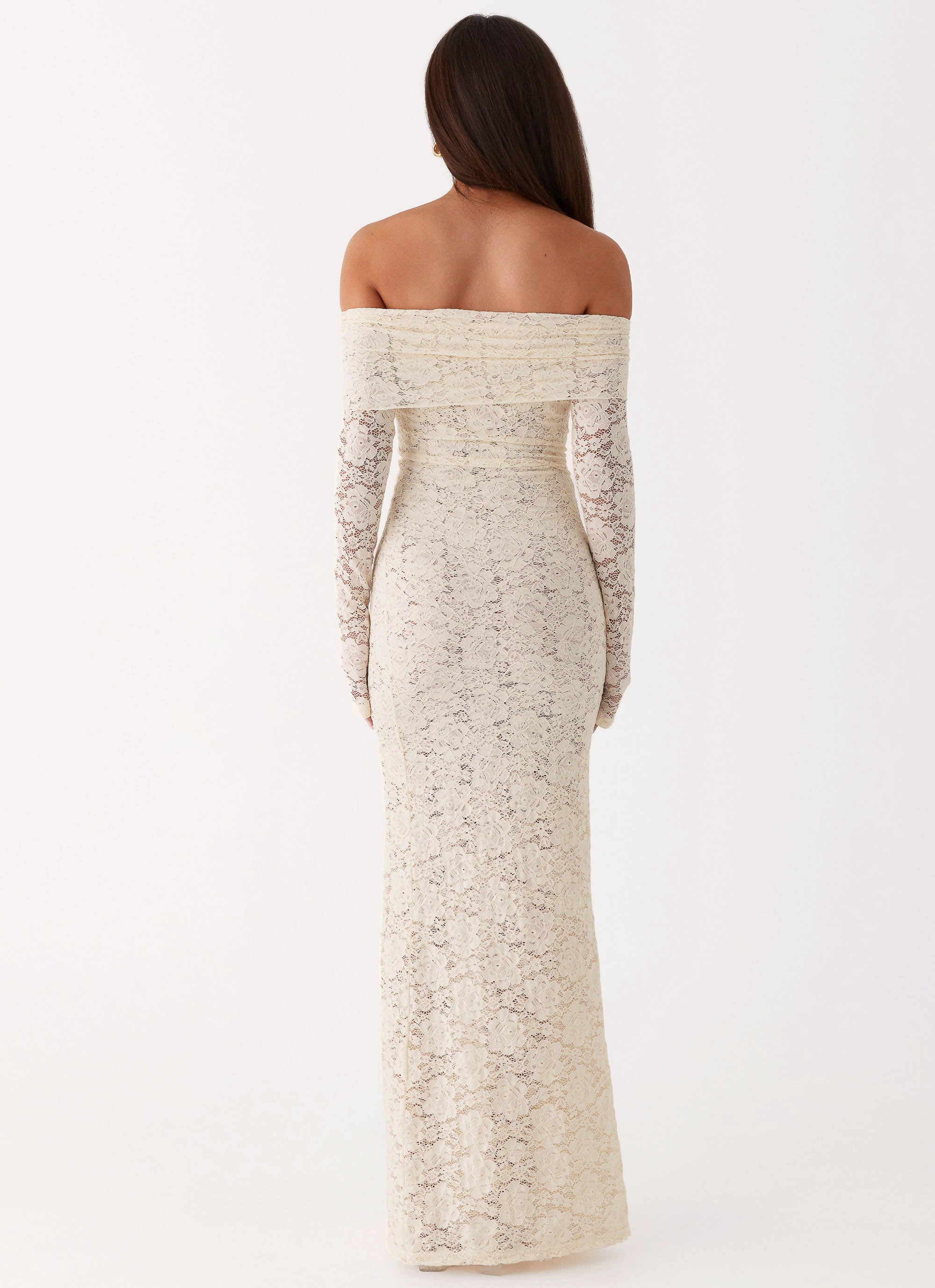 Yours Always Lace Maxi Dress - Ivory
