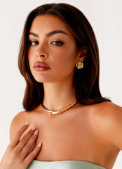 Raven Necklace - Gold